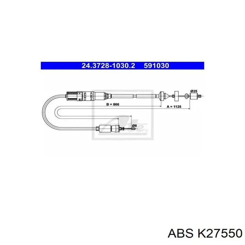 Comprar 7700432383 Renault (RVI) Cable de embrague