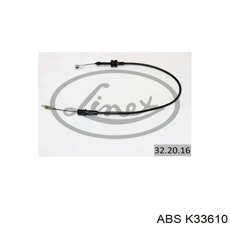 Silga de acelerador Opel Corsa 93, 94, 98, 99