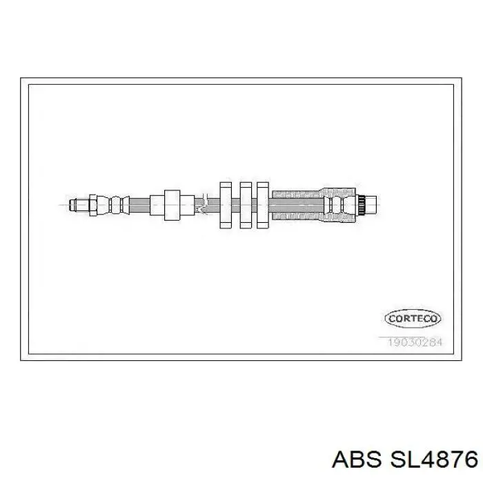 Manguera de freno trasera Corteco 19025871 precio, desde 8,31 EUR