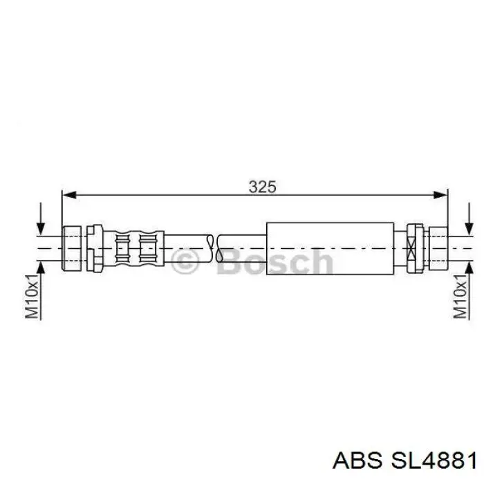 Latiguillos de freno delantero Peugeot/Citroen 4806C1 precio, desde 8,23 EUR
