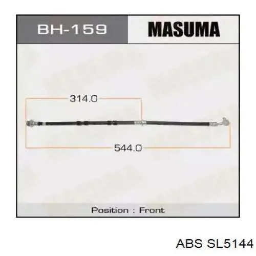 Latiguillo de freno delantero para Nissan Maxima (A33)