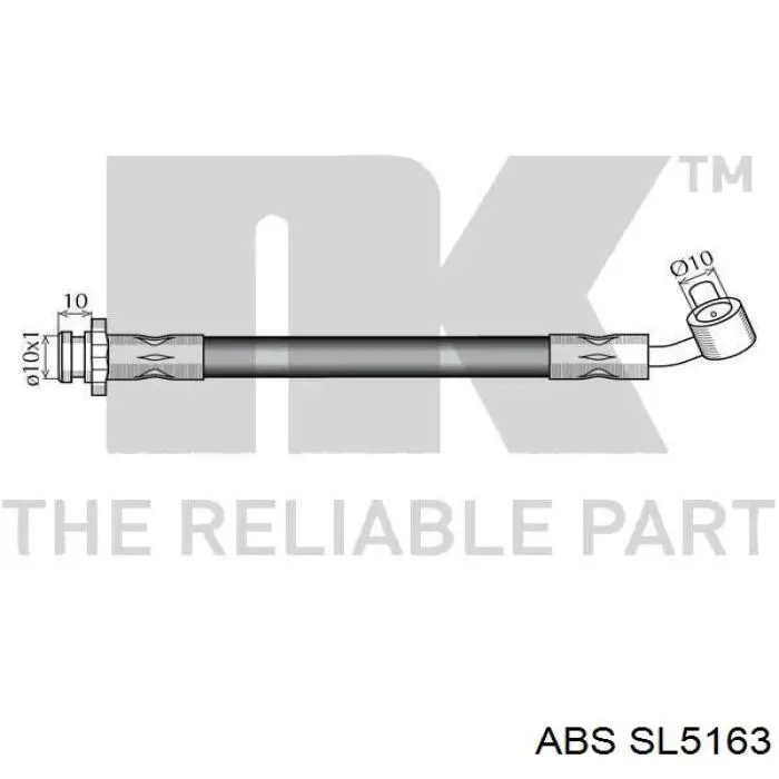 Manguera de freno delantera izquierda Nissan/Infiniti 462102J008 precio, desde 23,52 EUR