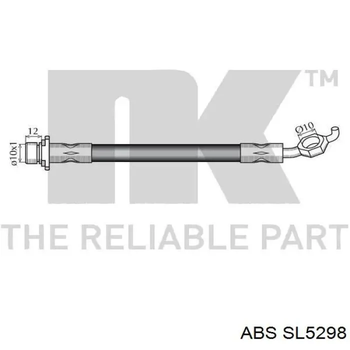 Latiguillos de freno delantero ABS SL5298 precio, desde 13,88 EUR
