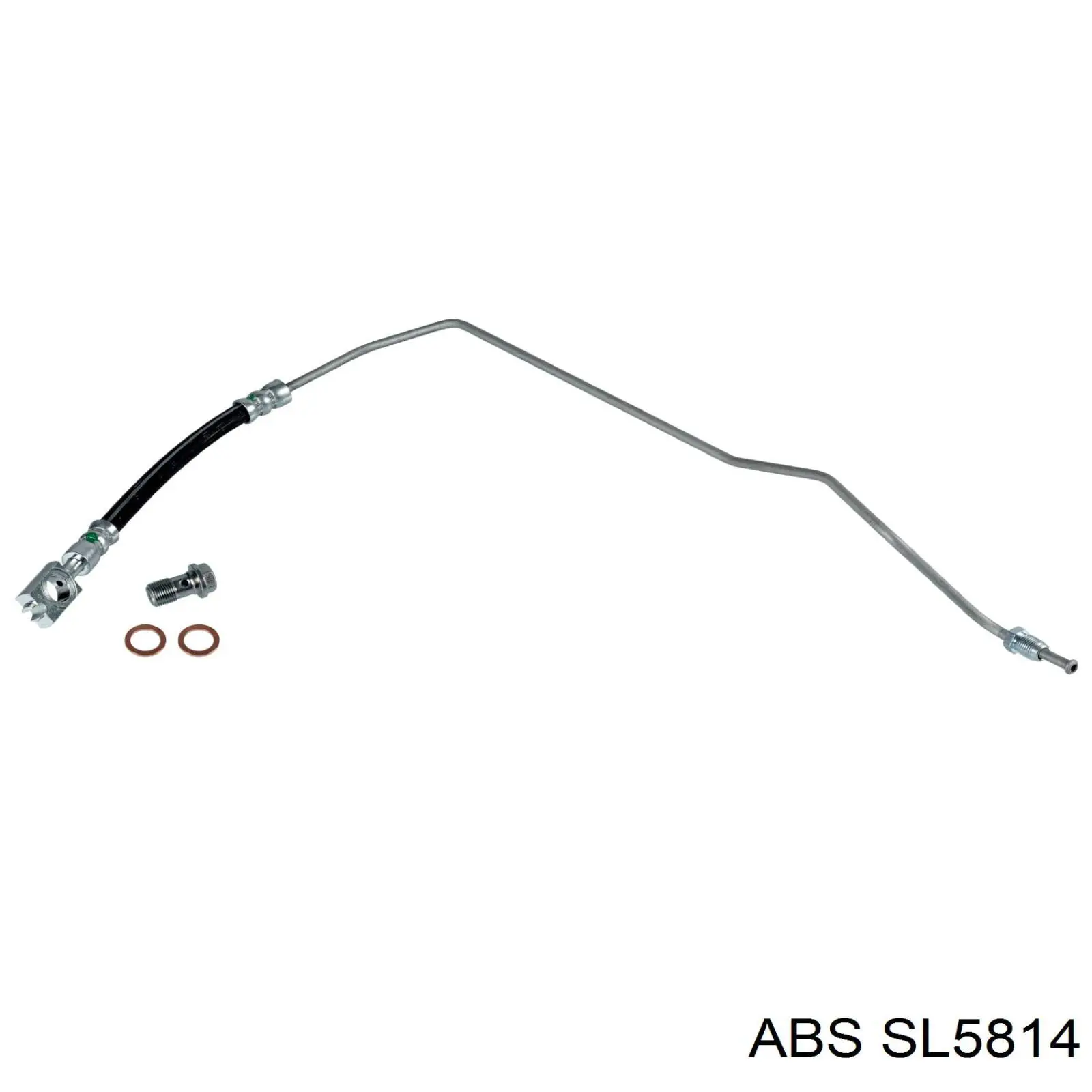 Comprar SL5814 ABS Latiguillo de freno trasero izquierdo