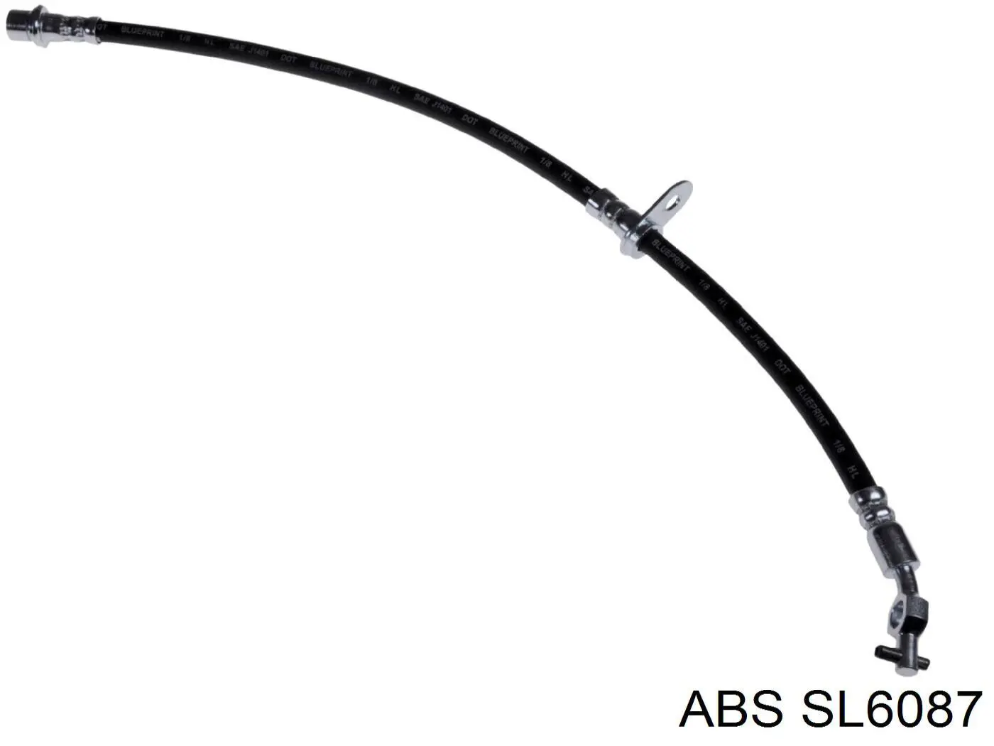 SL6087 ABS tubo flexible de frenos trasero derecho