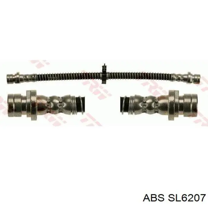 SL6207 ABS tubo flexible de frenos trasero