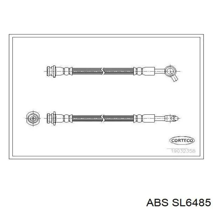 Manguera de freno delantera derecha ABS SL6485 precio, desde 23,69 EUR