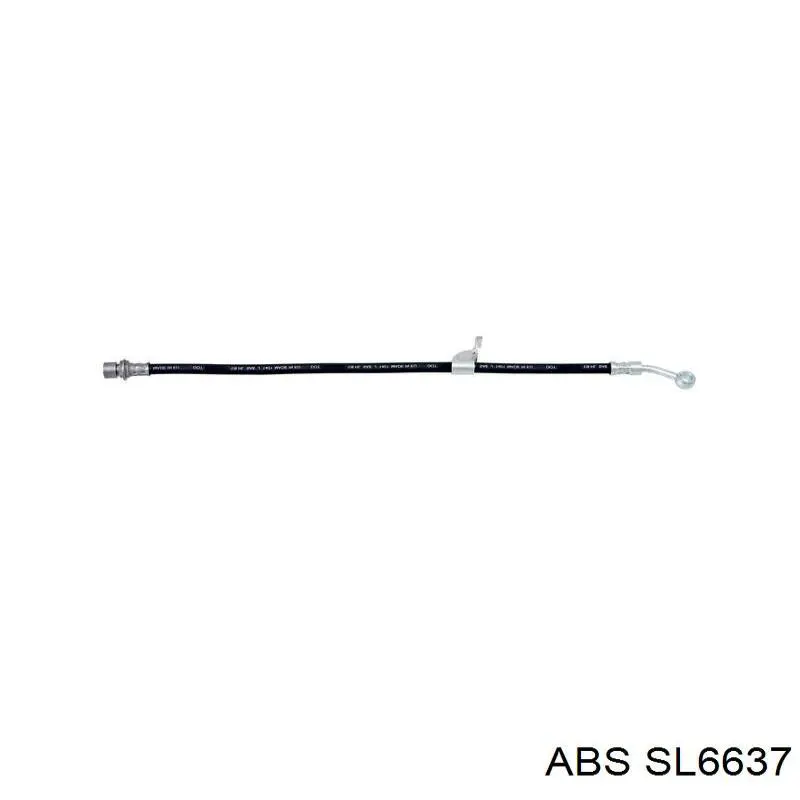 SL6637 ABS tubo flexible de frenos trasero derecho