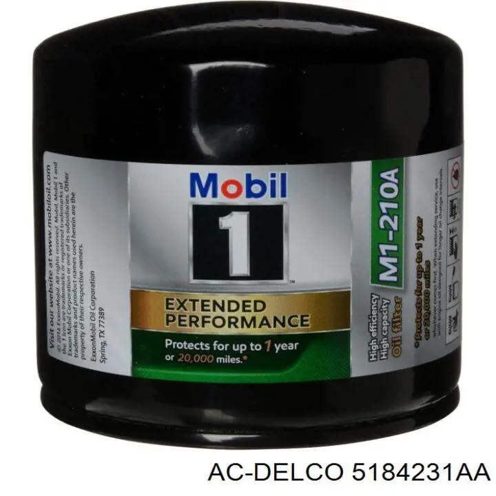 05184231AA Mitsubishi filtro de aceite