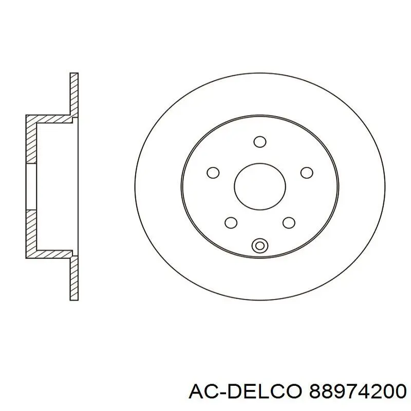 Disco de freno trasero Toyota Prius NHW20