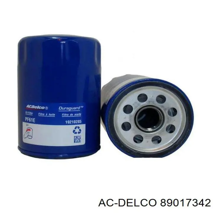 89017342 AC Delco filtro de aceite