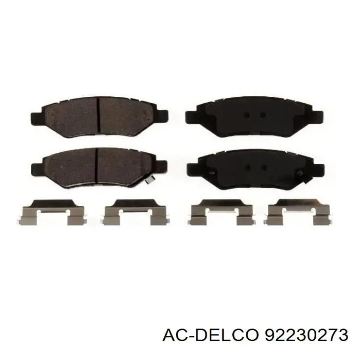 92230273 AC Delco pastillas de freno traseras