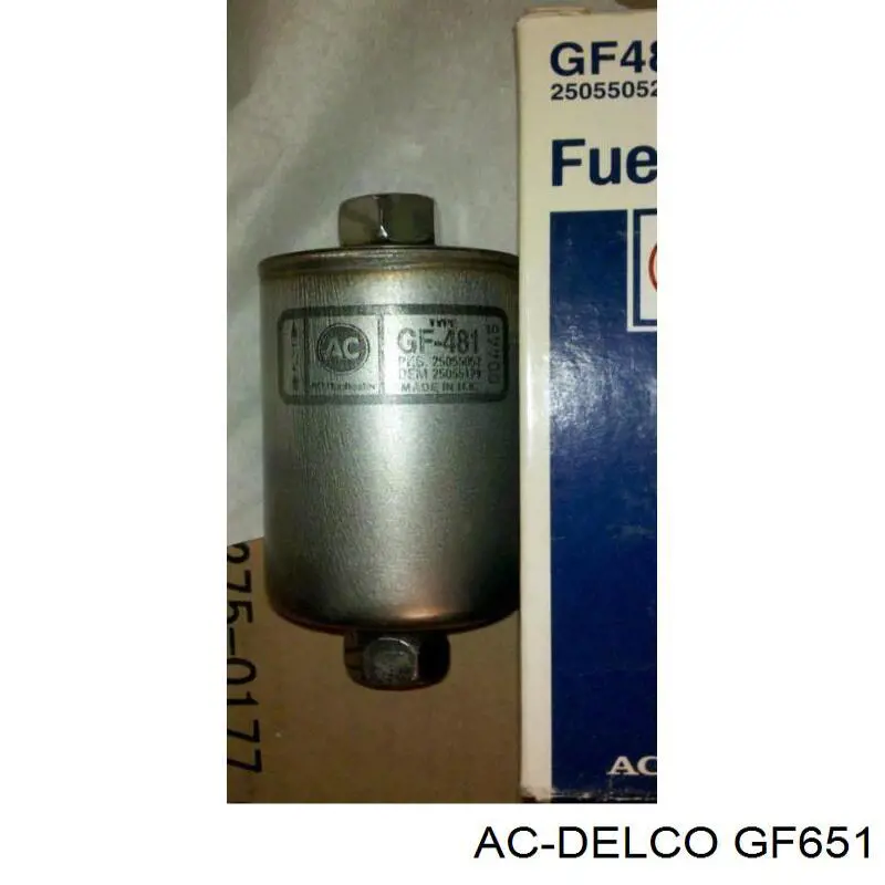 GF651 AC Delco filtro de combustible