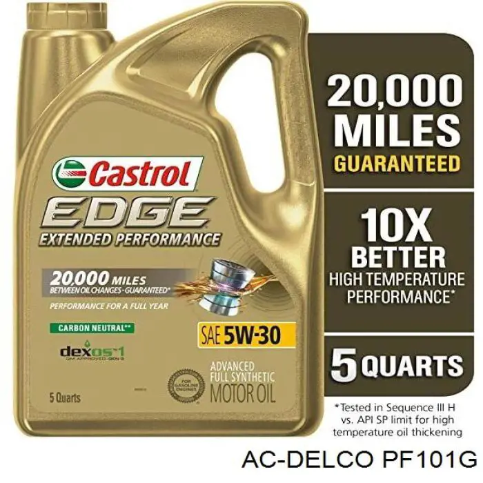 PF101G AC Delco filtro de aceite