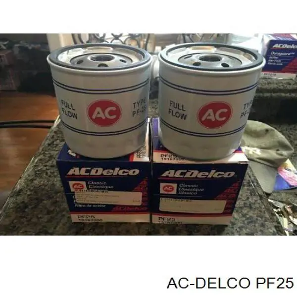 PF25 AC Delco filtro de aceite