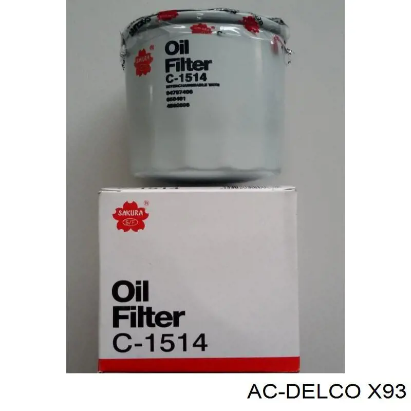 X93 AC Delco filtro de aceite