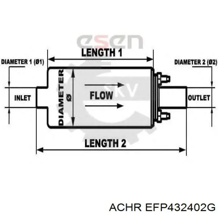 EFP432402G Achr bomba de combustible principal