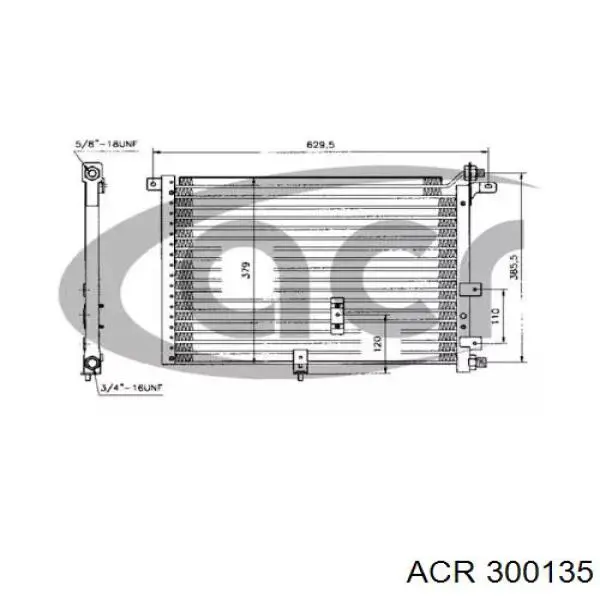 Comprar 300135 ACR Condensador de aire acondicionado