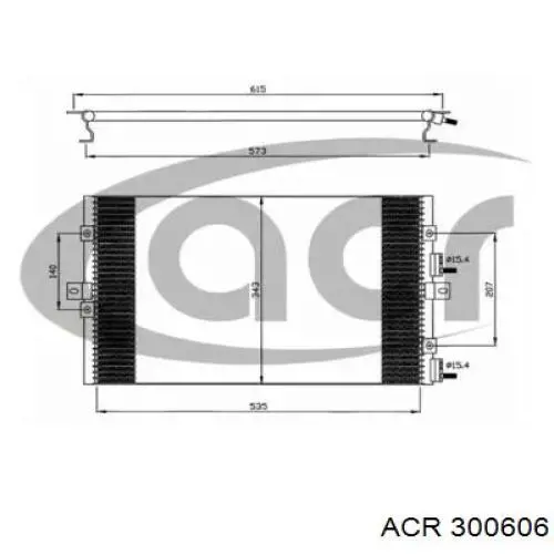 Comprar 300606 ACR Condensador de aire acondicionado