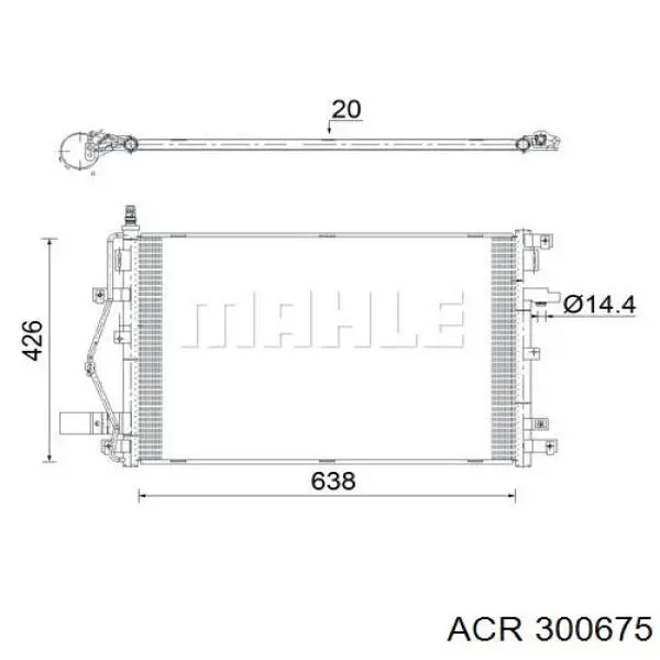 300675 ACR condensador aire acondicionado