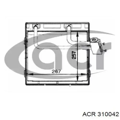 Evaporador, aire acondicionado Nissan Navara NP300 (D40M)