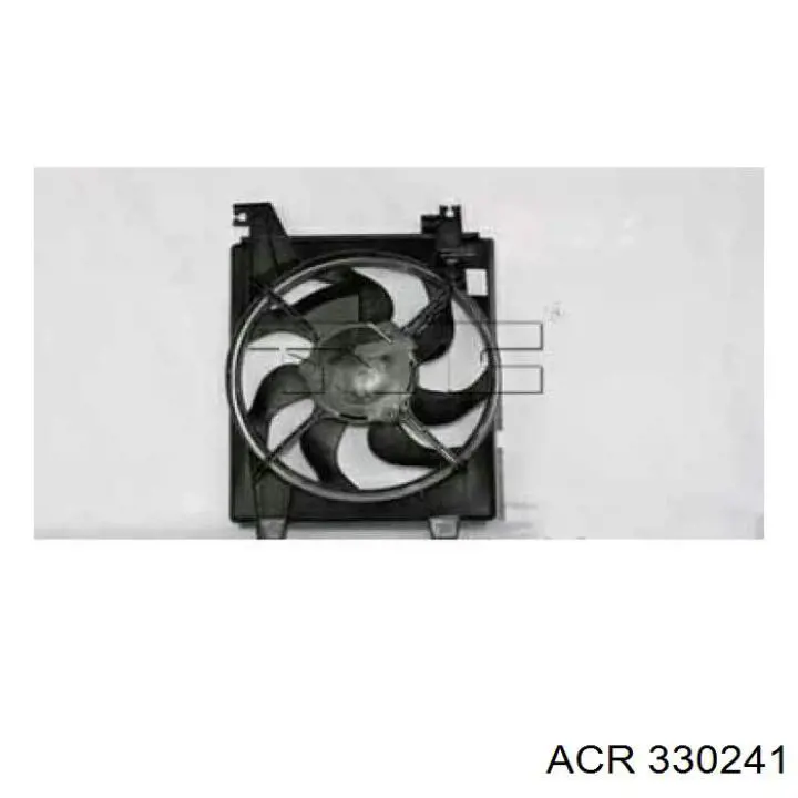 330241 ACR difusor de radiador, aire acondicionado, completo con motor y rodete