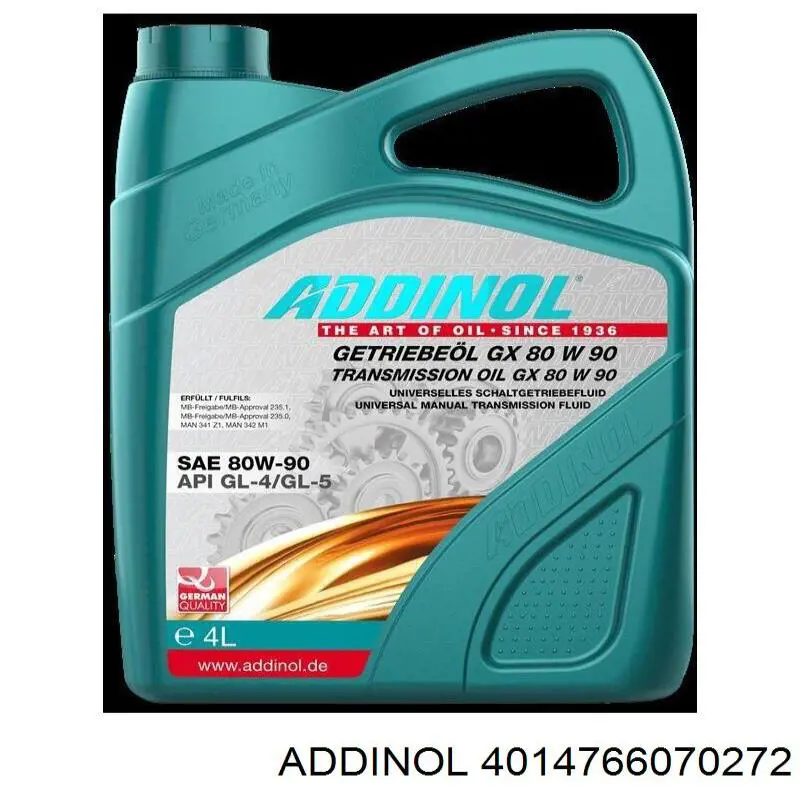 Aceite caja de cambios 4014766070272 Addinol