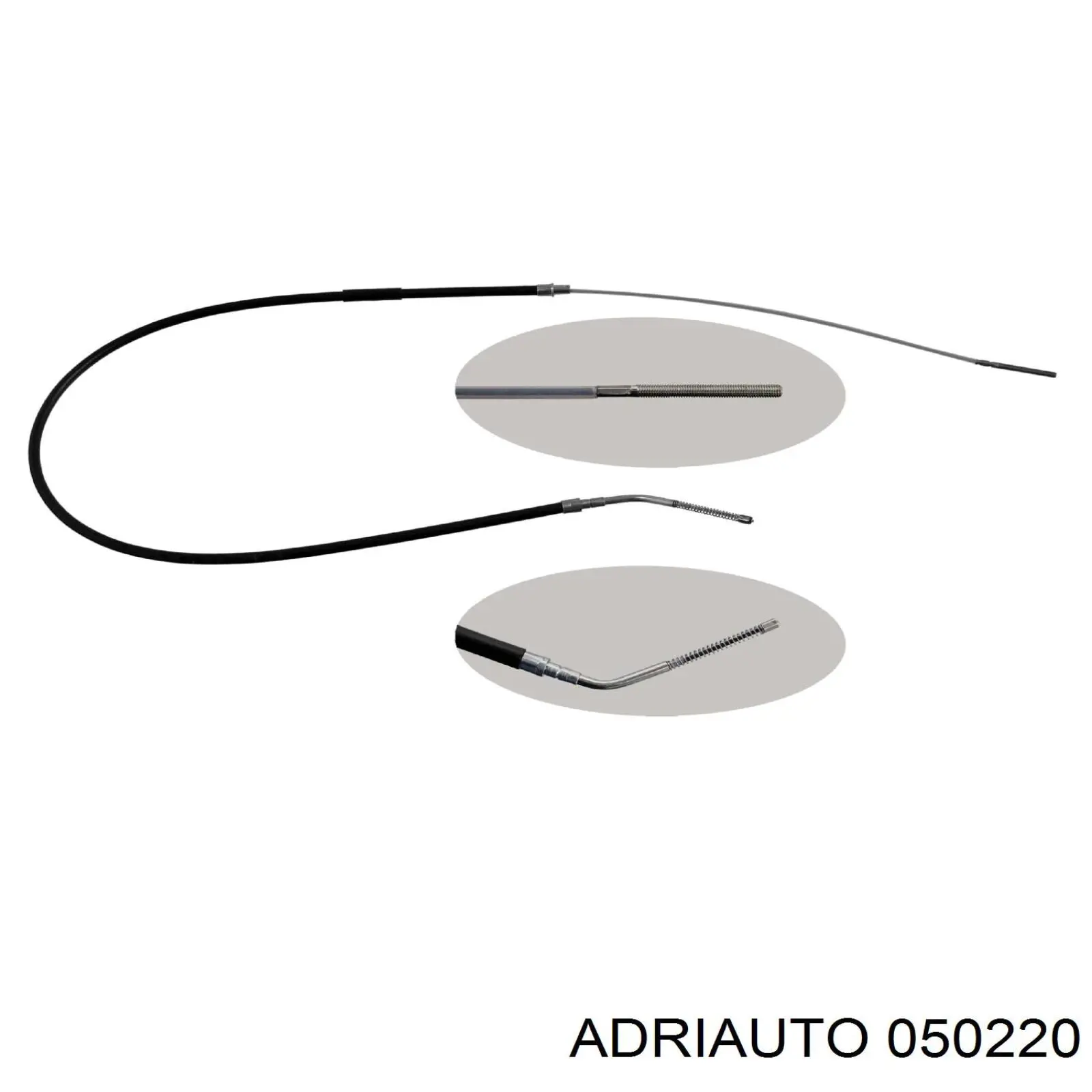 05.0220 Adriauto cable de freno de mano trasero derecho/izquierdo