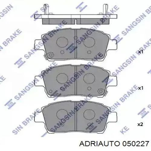 50227 Adriauto cable de freno de mano trasero derecho