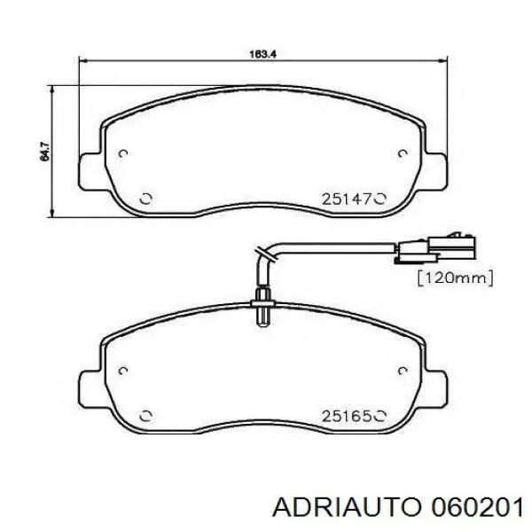 Comprar 060201 Adriauto Cable de freno de mano trasero derecho/izquierdo