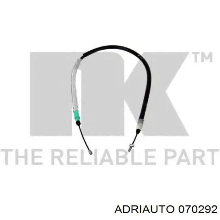 070292 Adriauto cable de freno de mano trasero derecho