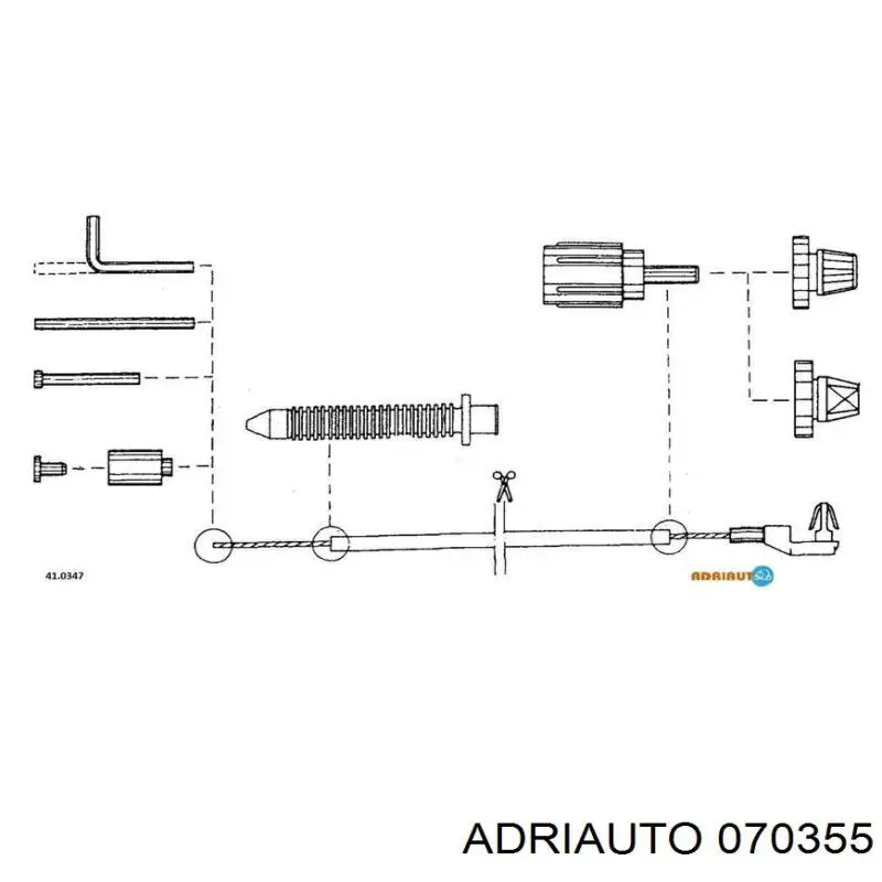 Cable Bowden SPJ 911041