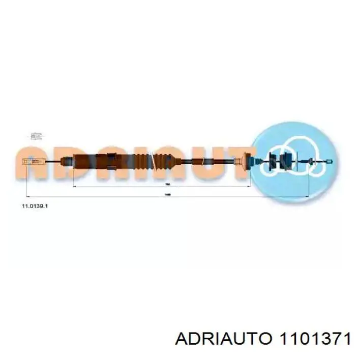 11.0137.1 Adriauto cable de embrague