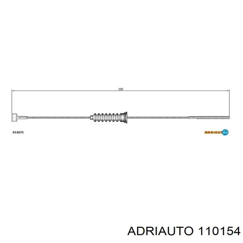 Comprar 110154 Adriauto Cable de embrague