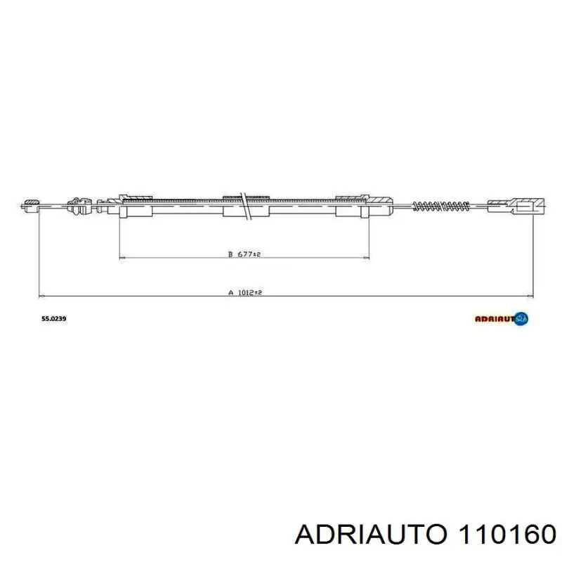 11.0160 Adriauto cable de embrague