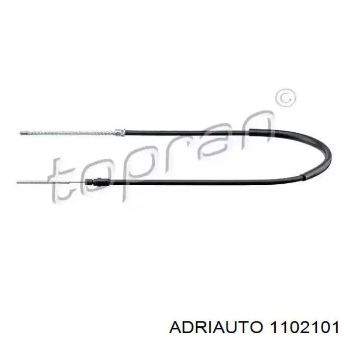 1102101 Adriauto cable de freno de mano trasero izquierdo
