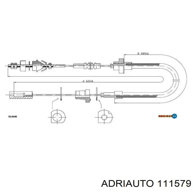 Árbol flexible del velocímetro  Adriauto 111579 precio, desde 15,32 EUR