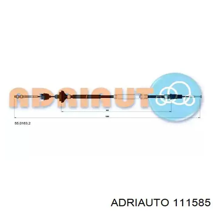 Cable del velocímetro Adriauto 111585