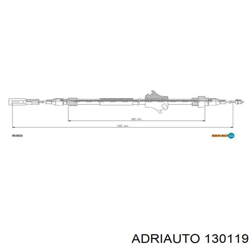 13.0119 Adriauto cable de embrague