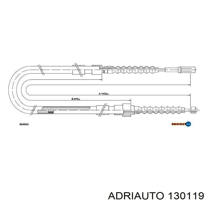 Comprar 130119 Adriauto Cable de embrague