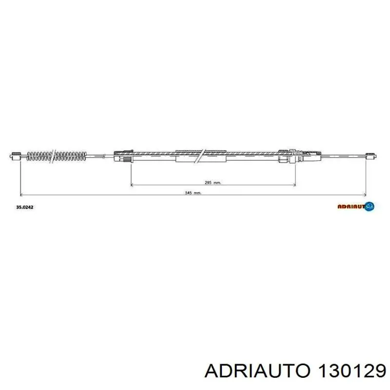 13.0129 Adriauto cable de embrague