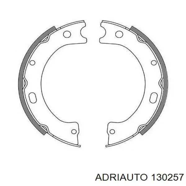 13.0257 Adriauto cable de freno de mano trasero derecho/izquierdo