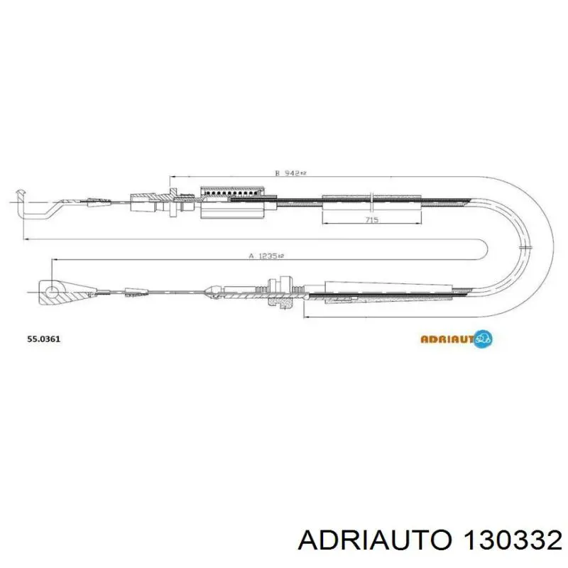 Comprar 130332 Adriauto Cable del acelerador