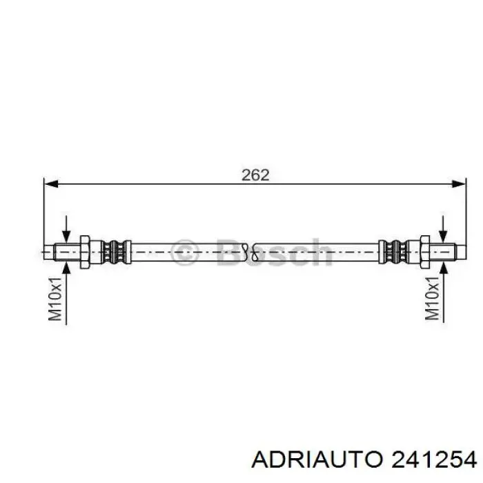 24.1254 Adriauto latiguillo de freno delantero