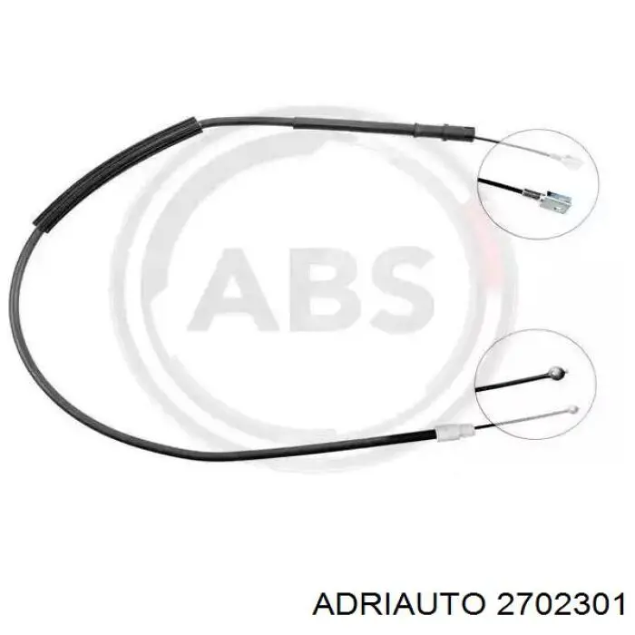 2702301 Adriauto cable de freno de mano trasero izquierdo