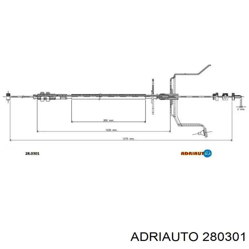 Comprar 280301 Adriauto Cable del acelerador