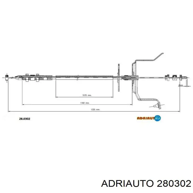 28.0302 Adriauto silga de acelerador