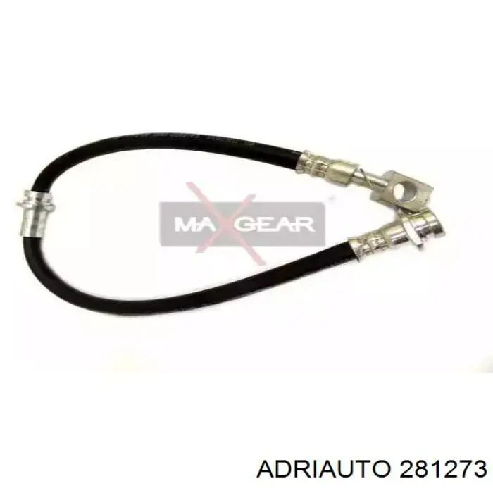 281273 Adriauto tubo flexible de frenos trasero