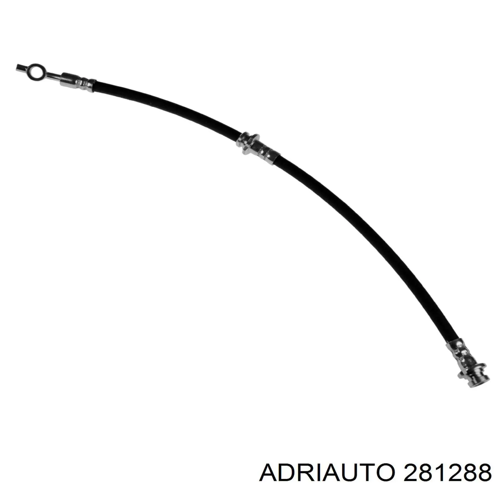 281288 Adriauto tubo flexible de frenos delantero derecho