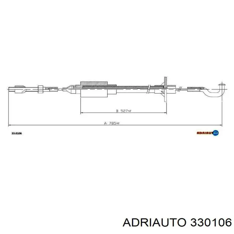 20721006S Formpart/Otoform cable de embrague